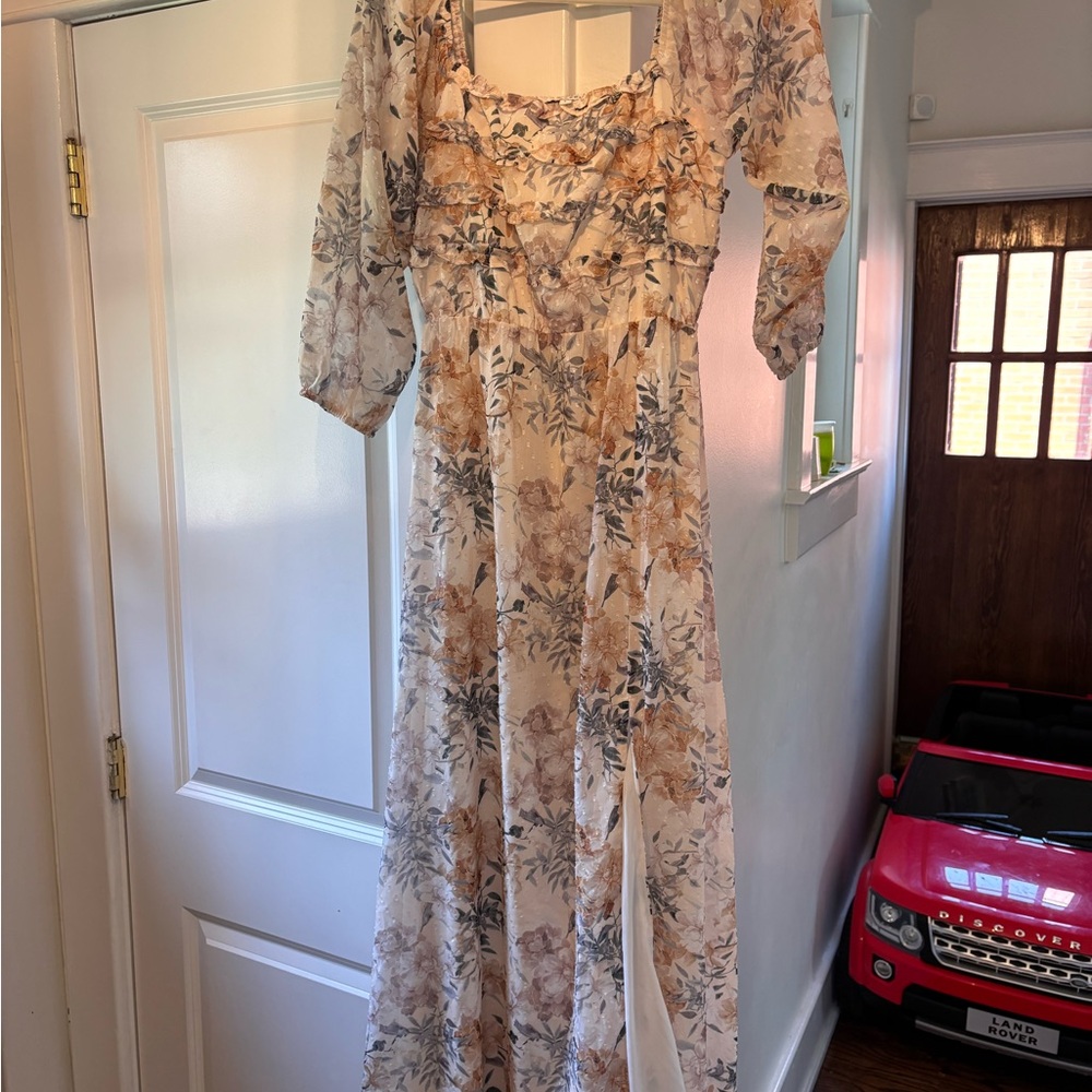 Floral Print Women's Dress